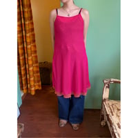 camisole layered dress