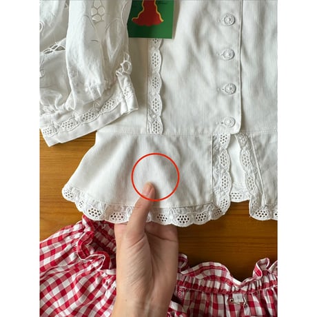 cutwork lace blouse