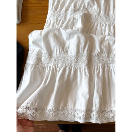 cotton long skirt