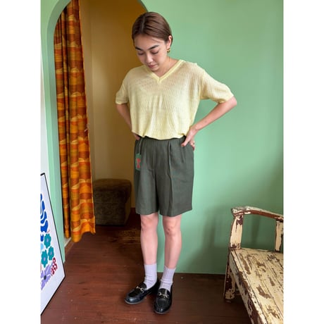 made in USA khaki short pants