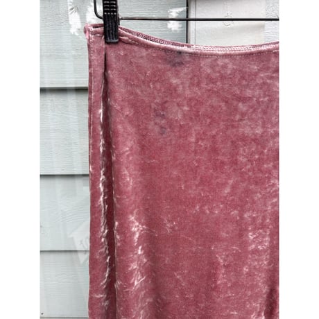 velour long skirt