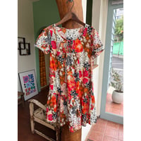 floral design midi dress