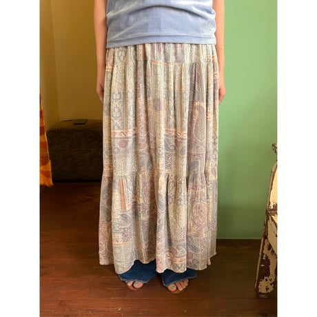 floral design skirt