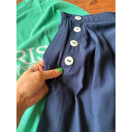 【ご成約済み】made in west-Germany navy pants/black s/s tee