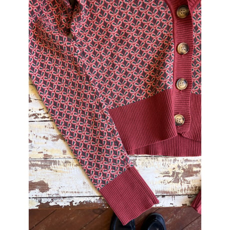 design knit cardigan