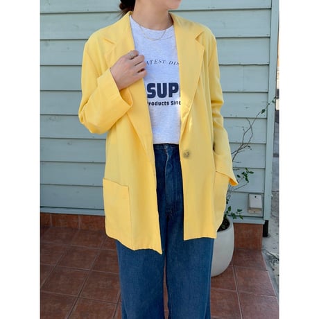 yellow light jacket