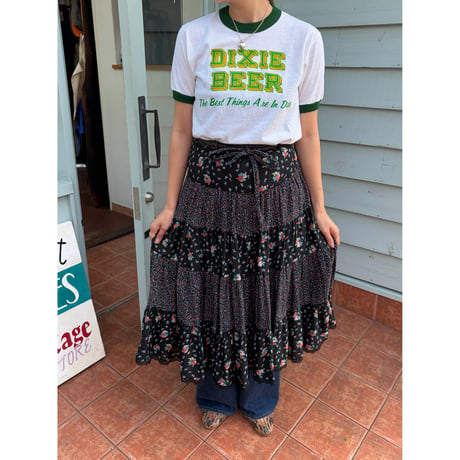 floral midi skirt