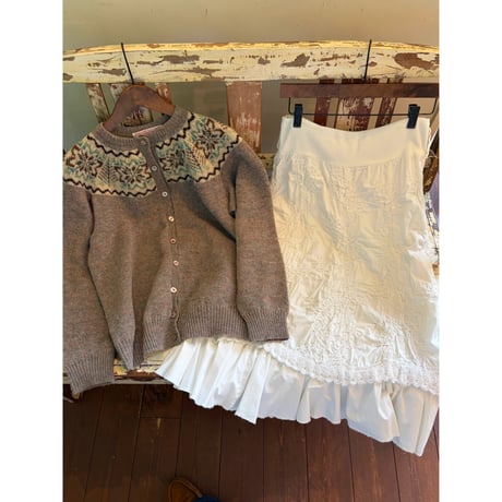 【ご成約済み】Nordic knit cardigan