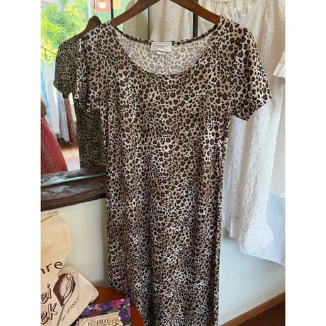 made in USA leopard dress