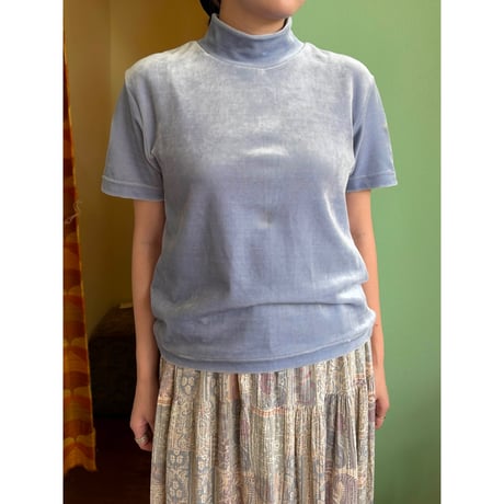 made in USA velours s/s tops