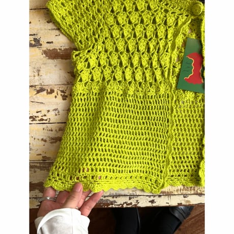 crochet French sleeve cardigan