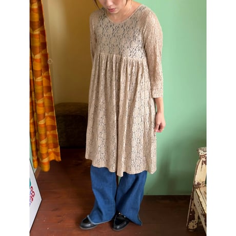 all lace midi dress