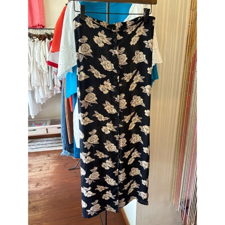 floral pattern skirt