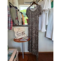 made in USA leopard dress