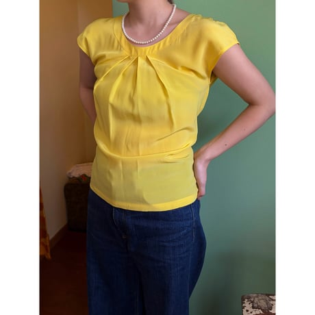made in Italy silk blouse