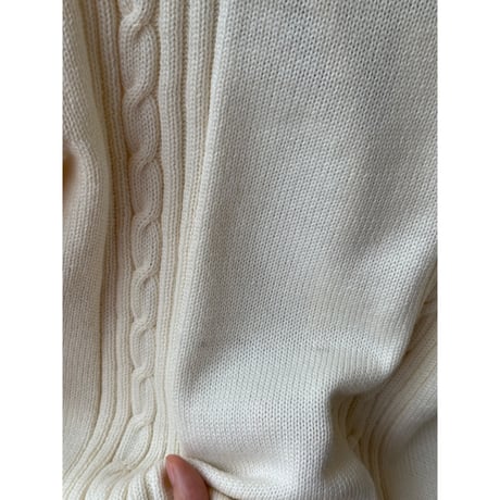 cable  knit cardigan
