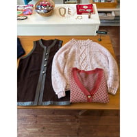 design knit cardigan
