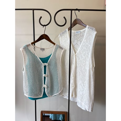 crochet long vest
