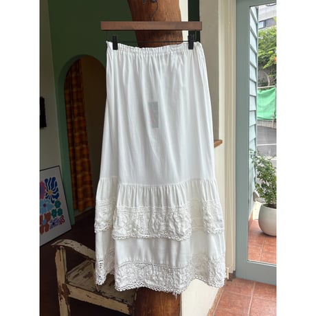 made in Germany crochet design long skirt ⚪️