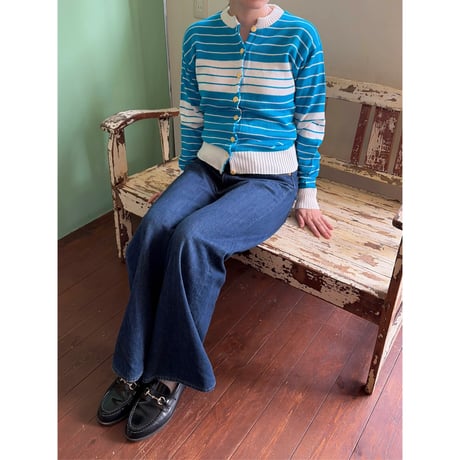 border knit cardigan