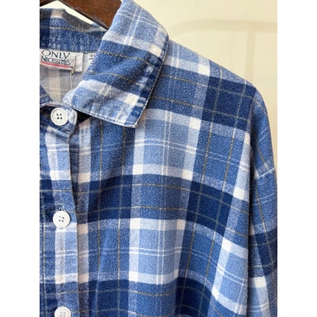 check flannel shirt dress