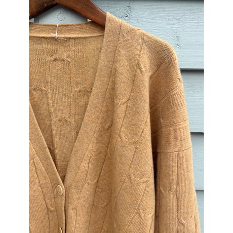 cable knit cardigan
