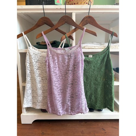 lavender lace camisole