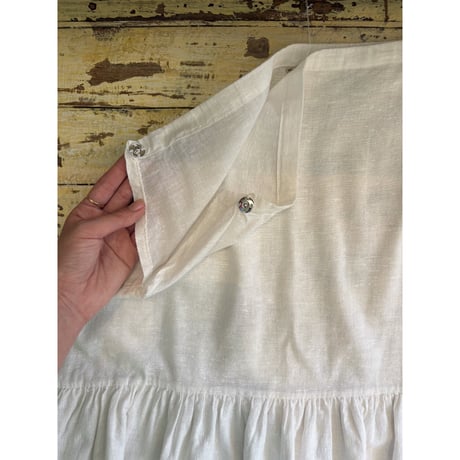 cotton midi skirt
