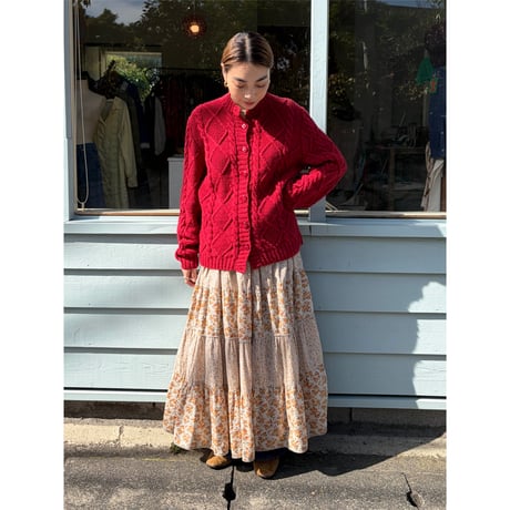floral design skirt