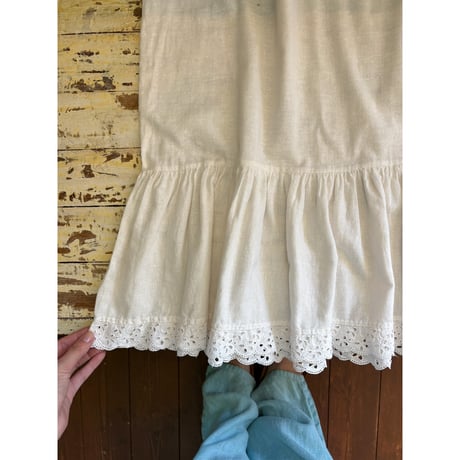 cotton midi skirt