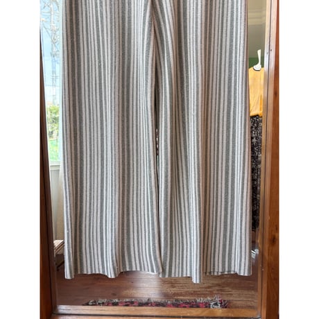 glitter stripe knit pants