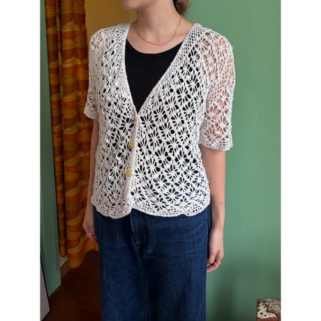 crochet s/s cardigan