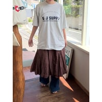 made in France cutwork lace design long skirt