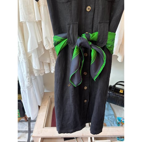 linen s/s mini dress