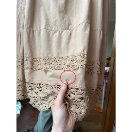 embroidery skirt ⚪️