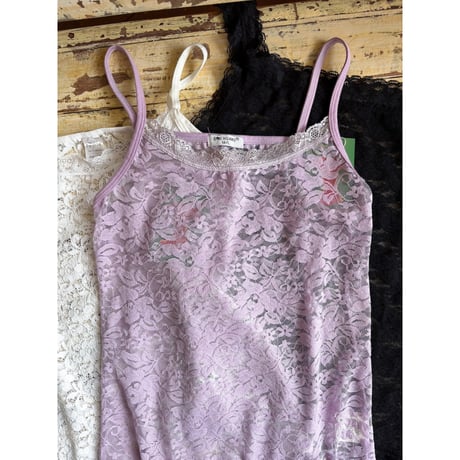 lavender lace camisole