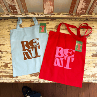 【ご成約済み】bent tote mint×brown