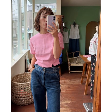 pink short tops