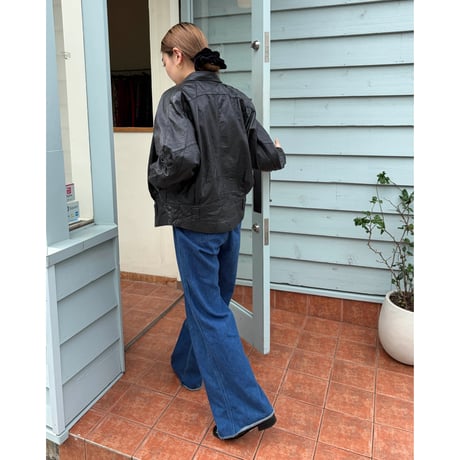 leather blouson