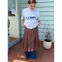 made in France cutwork lace design long skirt