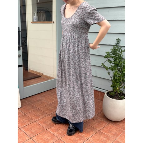 floral design long dress