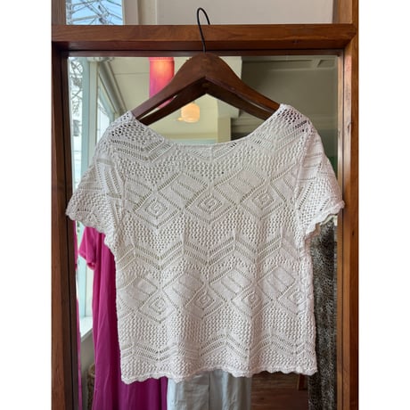 crochet s/s tops