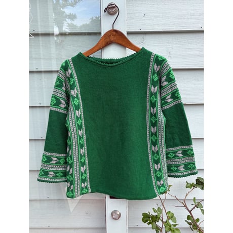 green design sweater