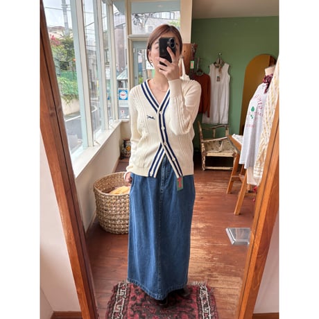 cable  knit cardigan