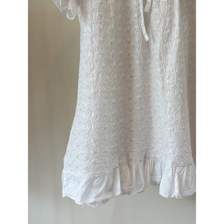 made in Italy lace mini dress