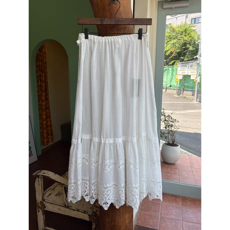 made in Germany cutwork design skirt
