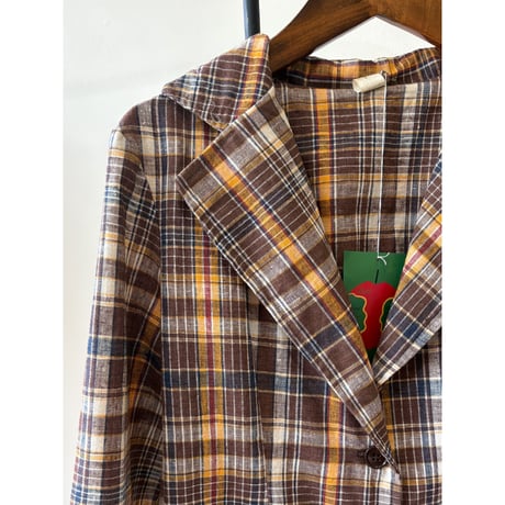 check pattern jacket