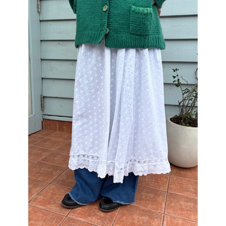 【ご成約済み】lace long skirt