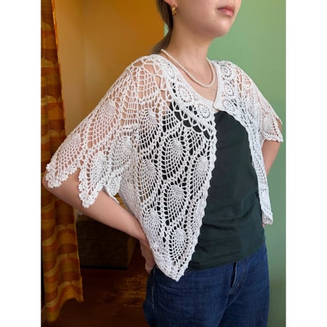 crochet s/s cardigan