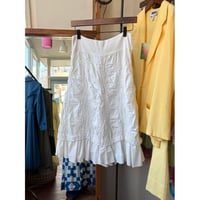 gather design frill skirt